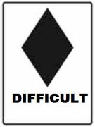 Difficult Sign - Black Diamond